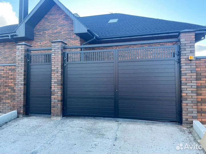 Откатные ворота под ключ с установкой