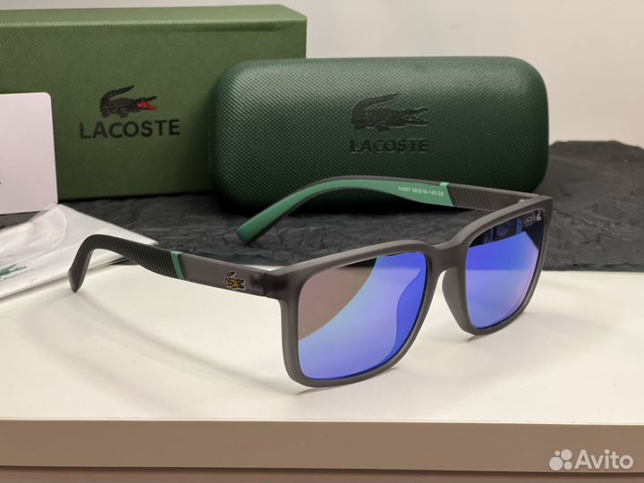 Солнцезащитные очки lacoste с футляром комплект
