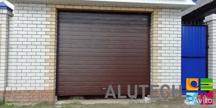 Секционные ворота alutech