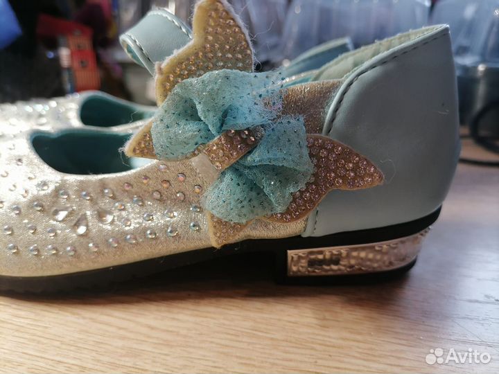 Туфли праздничные р.36 немного б/у