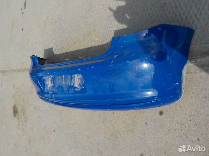 Бампер задний volkswagen polo хэтчбек