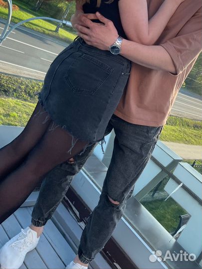 Юбка джинсовая