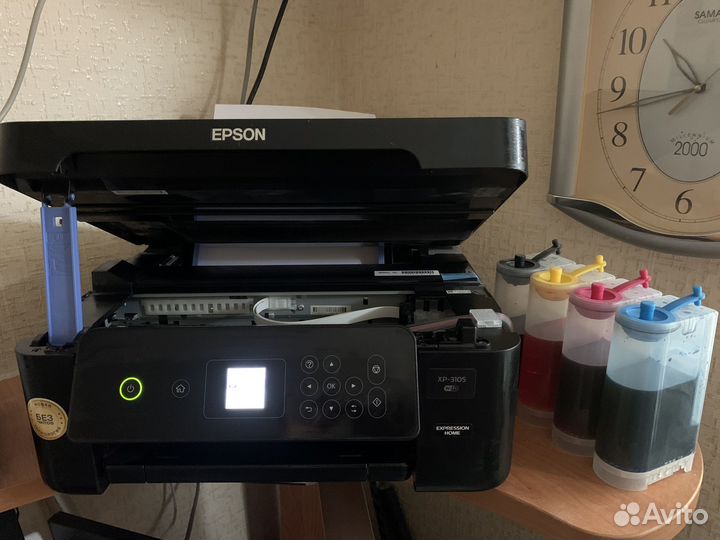 Мфу струйный epson xp-3105 с снпч