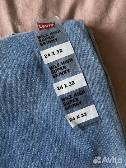 Оригинал Джинсы Levi's Mile High Super Skinny