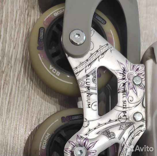 Ролики женские Reaction R206W + защита