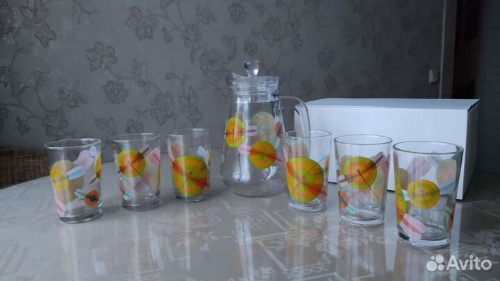 Набор графин и 6 стаканов