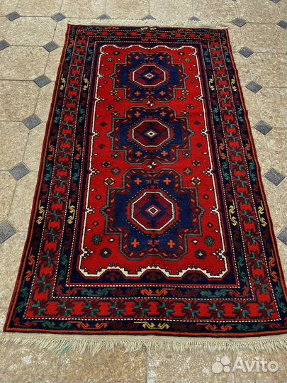 Старинный ковер ручной работы, антиквариат