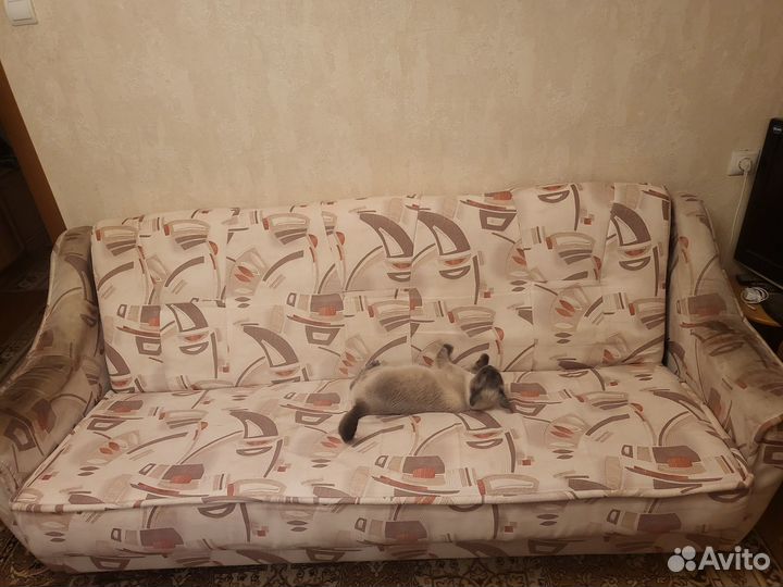 Диван прямой раскладной книжка бу