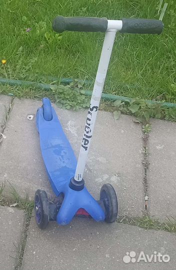 Самокат детский трехколесный бу
