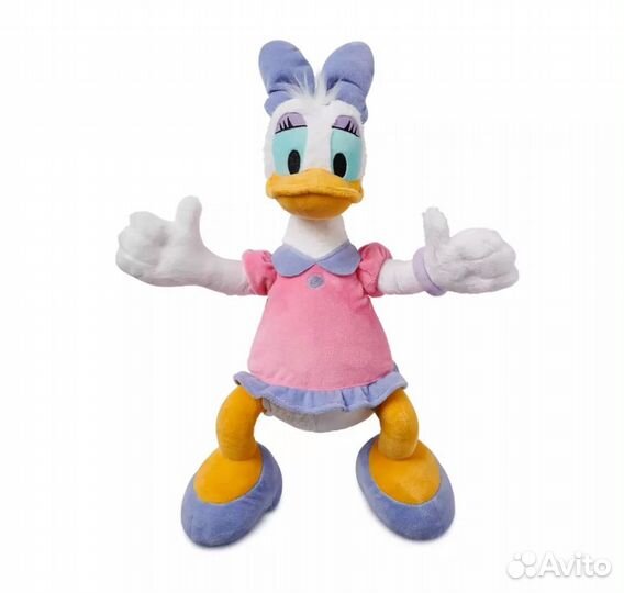 Уточка Дэйзи Дак плюшевая. 33 см. Disney. Оригинал