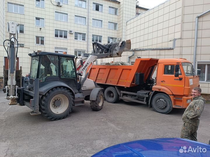 Услуги аренда JCB экскаватор планировщик камаз