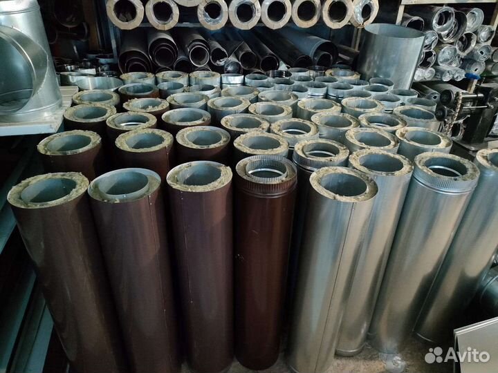 Труба для дымохода сендвич 150 нержавейка