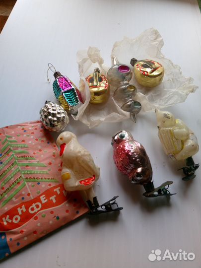 Елочные игрушки СССР