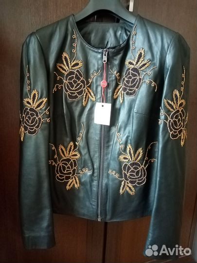 Новая кожаная куртка Германия S размер