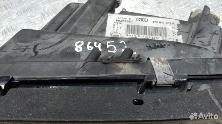 Фара 89309551 Audi A2 (1999-2005)