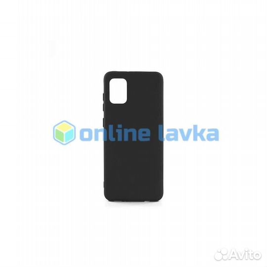 Чехол силиконовый Case для Samsung A71 черный №1
