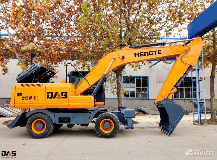 Колёсный экскаватор HENGTE HT215W, 2024