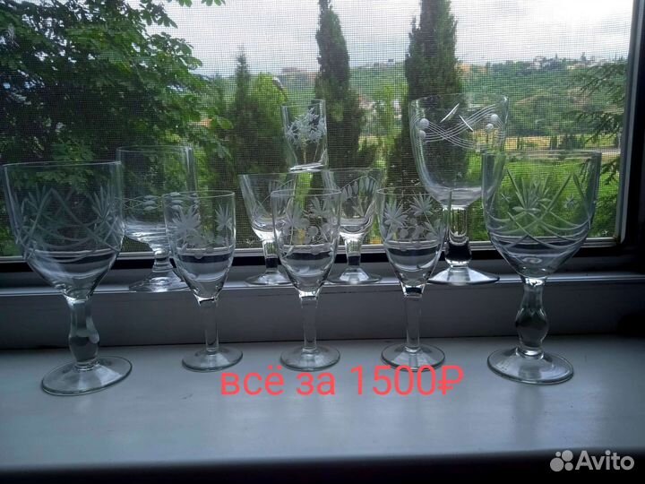 Посуда богемия и стекло СССР