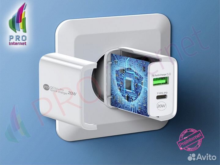 Сзу Быстрая зарядка 20W опт/розница