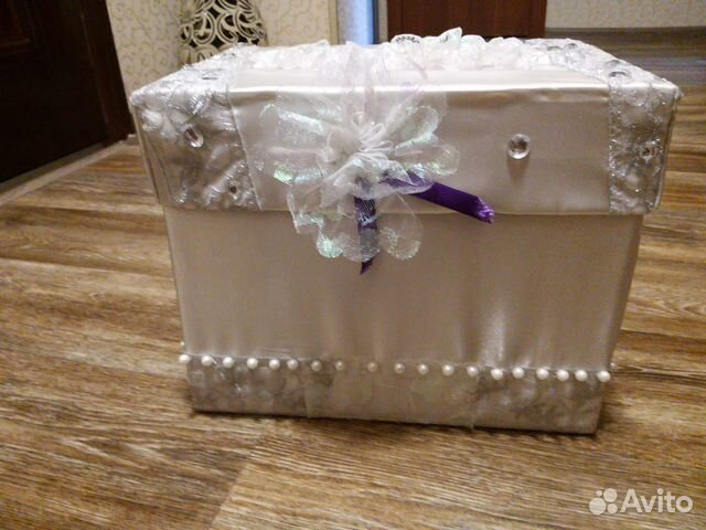 Коробка для сбора конвертов(свадебная) самодельная