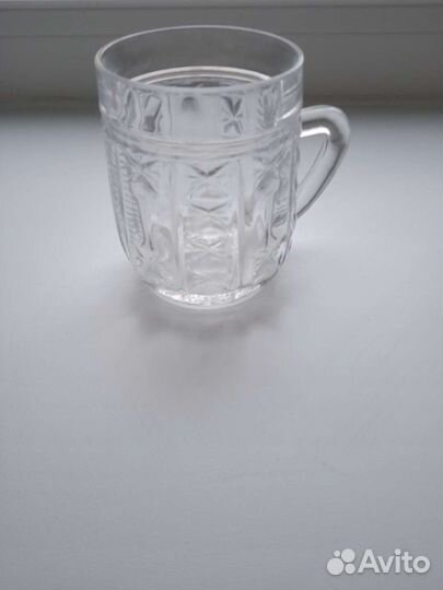 Кружки хрусталь 6 шт