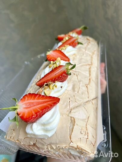 Меренговый рулет