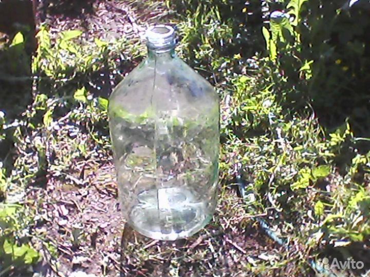 Бутыль стеклянная