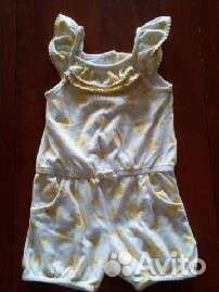 Платье, джинсы на 1-2 года