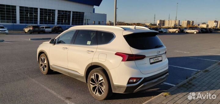 Hyundai Santa Fe 2.2 AT, 2019, 89 000 км