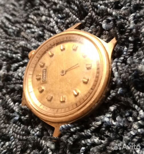 Часы СССР Poljot позолоченные