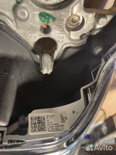 Руль volkswagen mqb mlb. Подогрев, acc