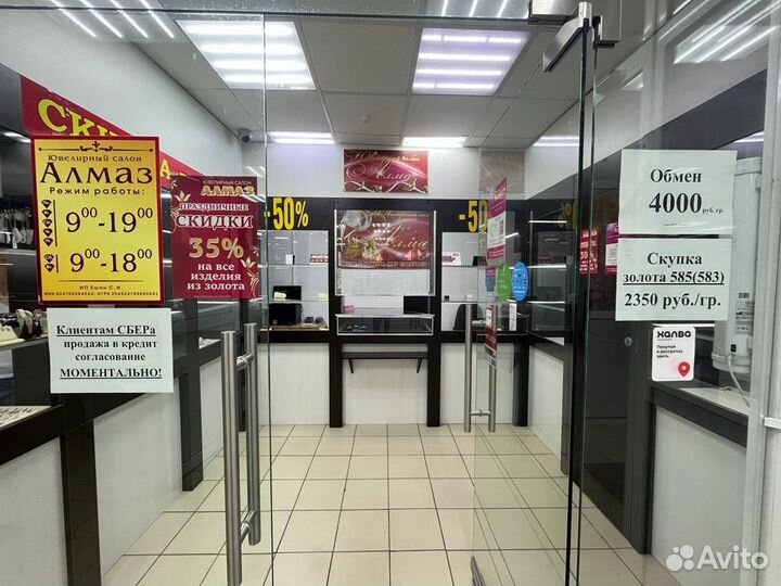 Витрины торговые