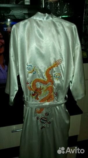 Шелковый халат