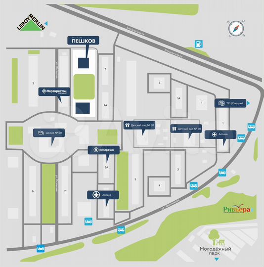 1-к. квартира, 49,7 м², 22/22 эт.