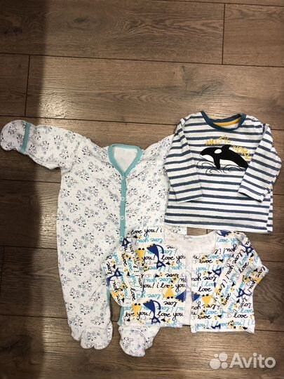 Пакет вещей от 0 до 3 месяцев