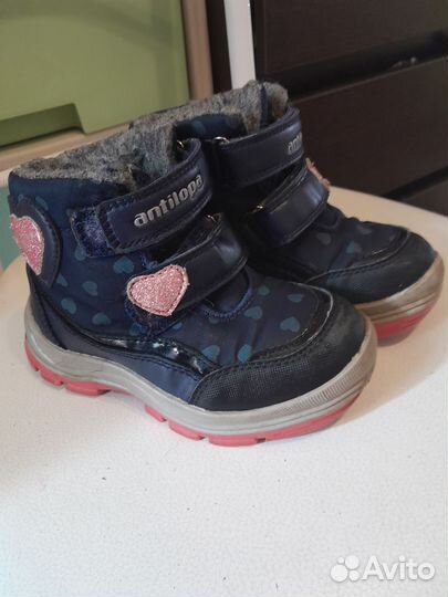 Ботинки демисезонные для девочки 25 размер