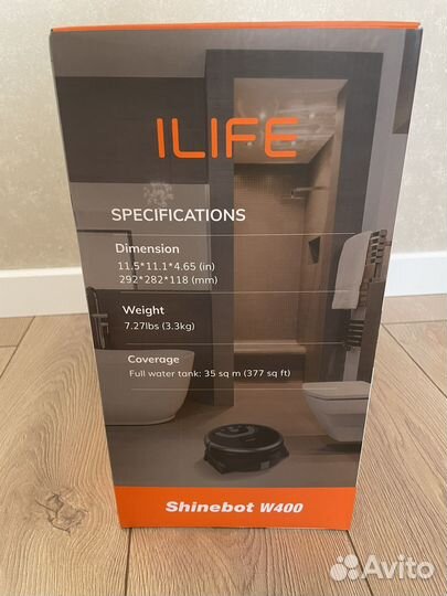 Shinebot iLife w400 моющий робот пылесос