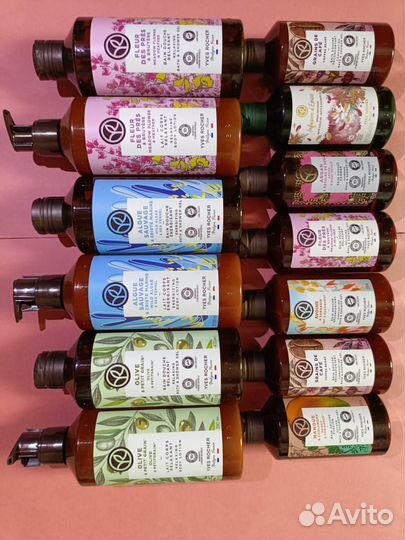 Гель для душа, шампунь, молочко Ив Роше