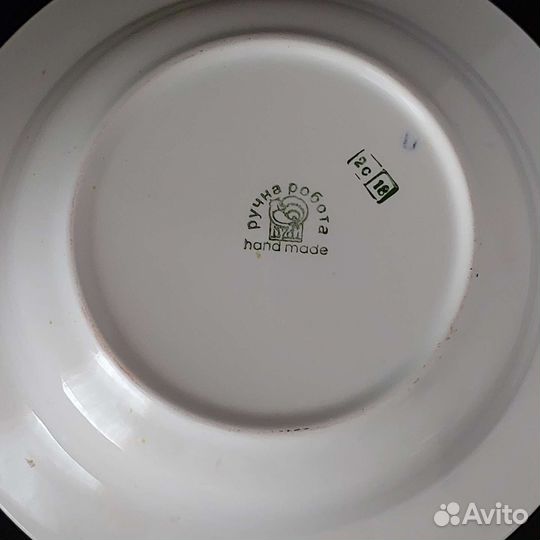 Тарелка, блюдо фарфор/фаянс, Советская Украина