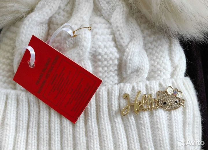 Тёплая шапка Hello Kitty