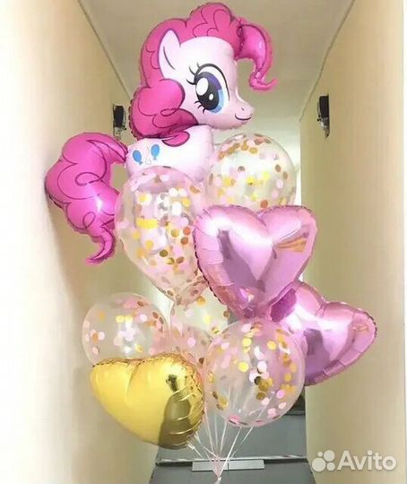 Фольгированные шарики с гелием