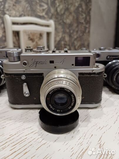 Плёночный фотоаппарат Зоркий 6,Зоркий 4к, Зоркий 4