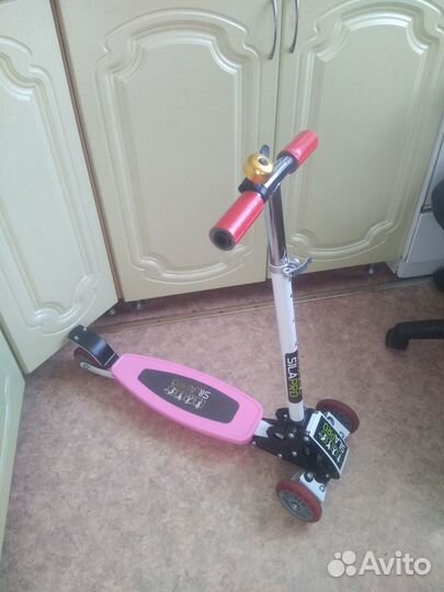 Самокат детский четырёхколёсный silapro