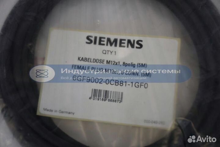 Кабель Siemens M12x1 8-конт. 5м 6GF9002-0CB81-1GF0