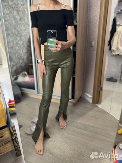 Кожаные брюки