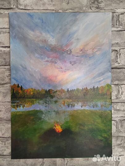 Картины акрилом на холсте
