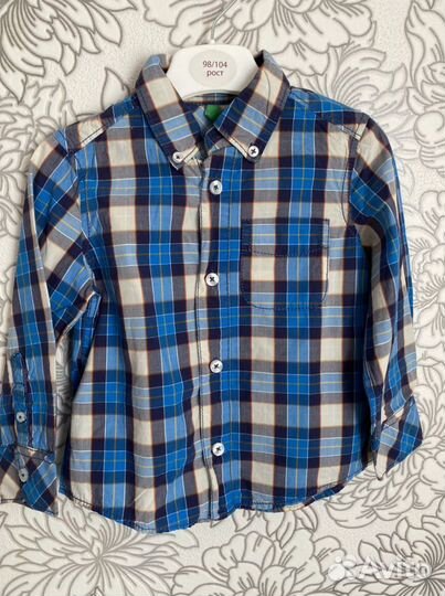 Рубашка мальчик benetton 90