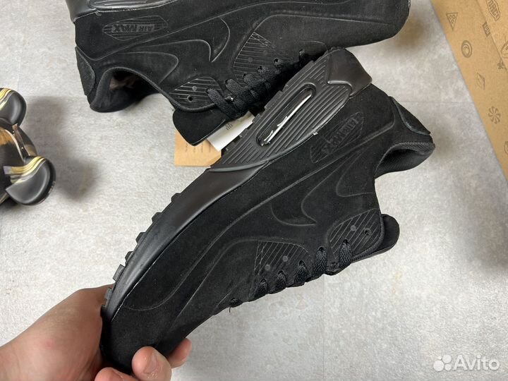 Кроссовки Nike Air max 90 натуральный мех