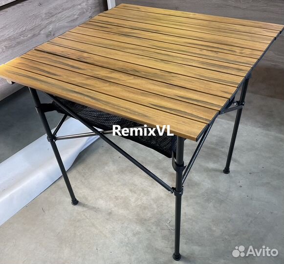 Видео стол реечный 70*70*70 туристический походный