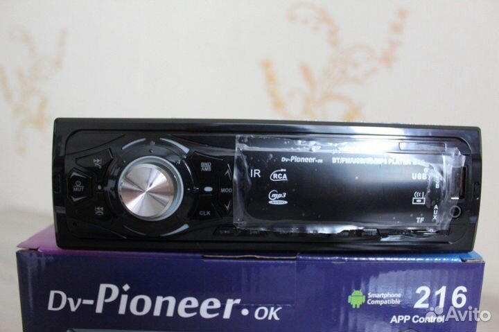 Магнитола Pioneer с Bluetooth